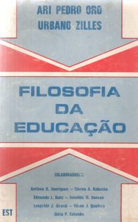 Capa Filosofia da Educação